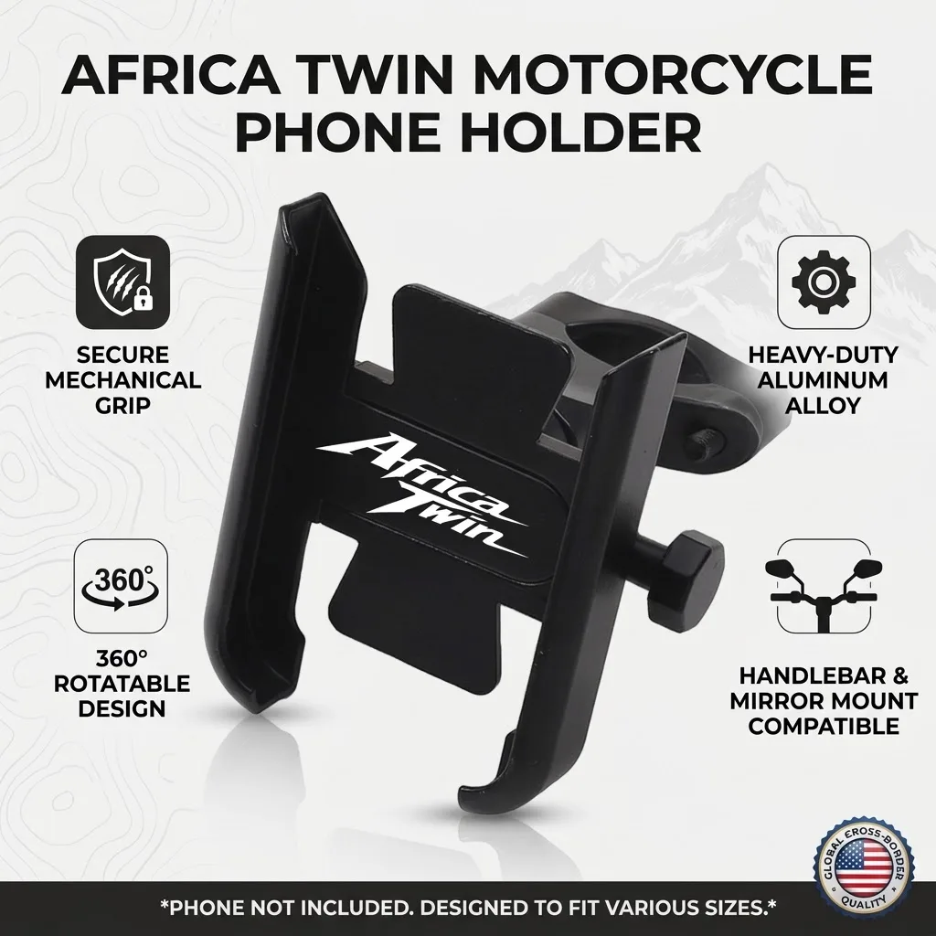 For Honda XRV750 L-Y Africa Twin XRV 750 Accessories Motorcycle Handlebar Mobile Phone Holder GPS Stand Bracket