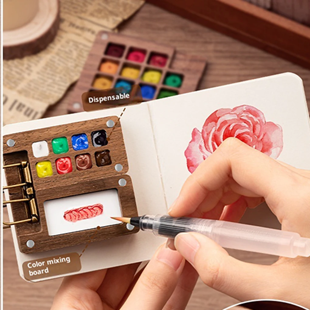 5-PIECE MINI BRUSHES, ACCESSORIES FIXATIVE – IDEAL FOR ON-LOCATION