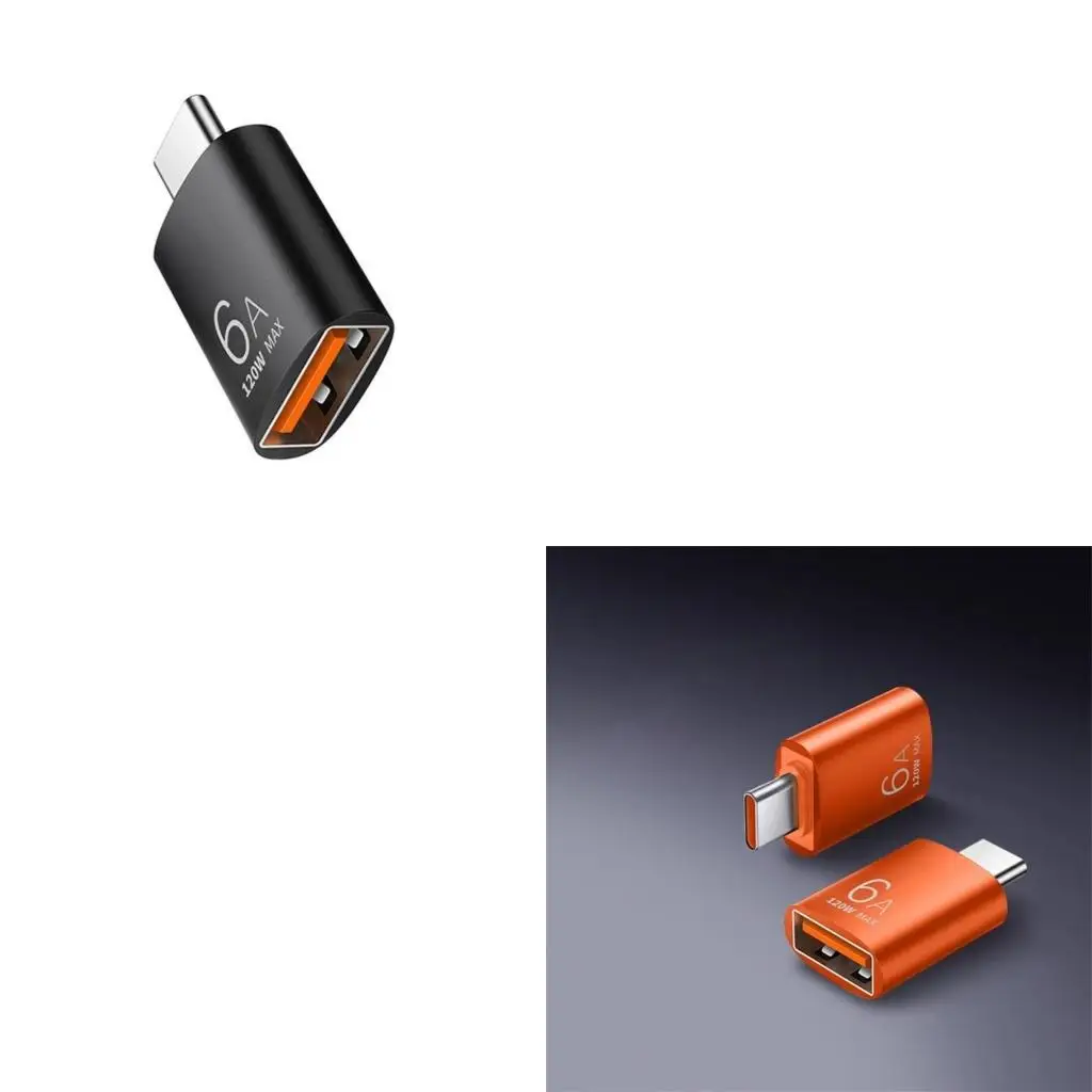 Type C To USB Conversion with 6A Quick Charges Capability speed USB To Type C Adapter for Smartphones