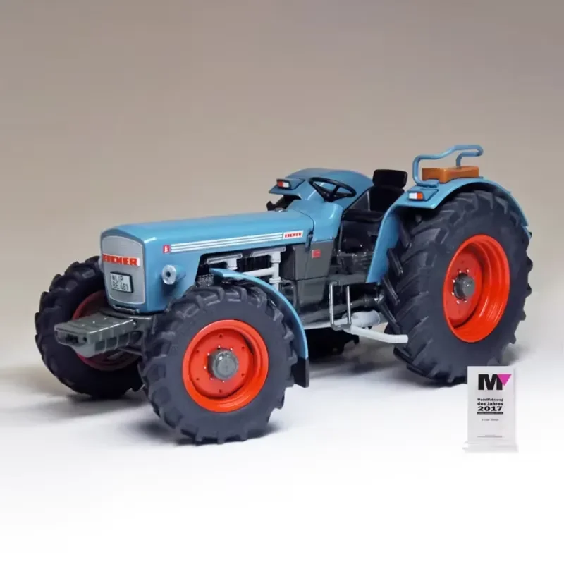 for EICHER 1:32 Diecast Tractor Alloy Farm Vehicle Model Retro Agricultural Simulation Static Display Collectible Gift Toy
