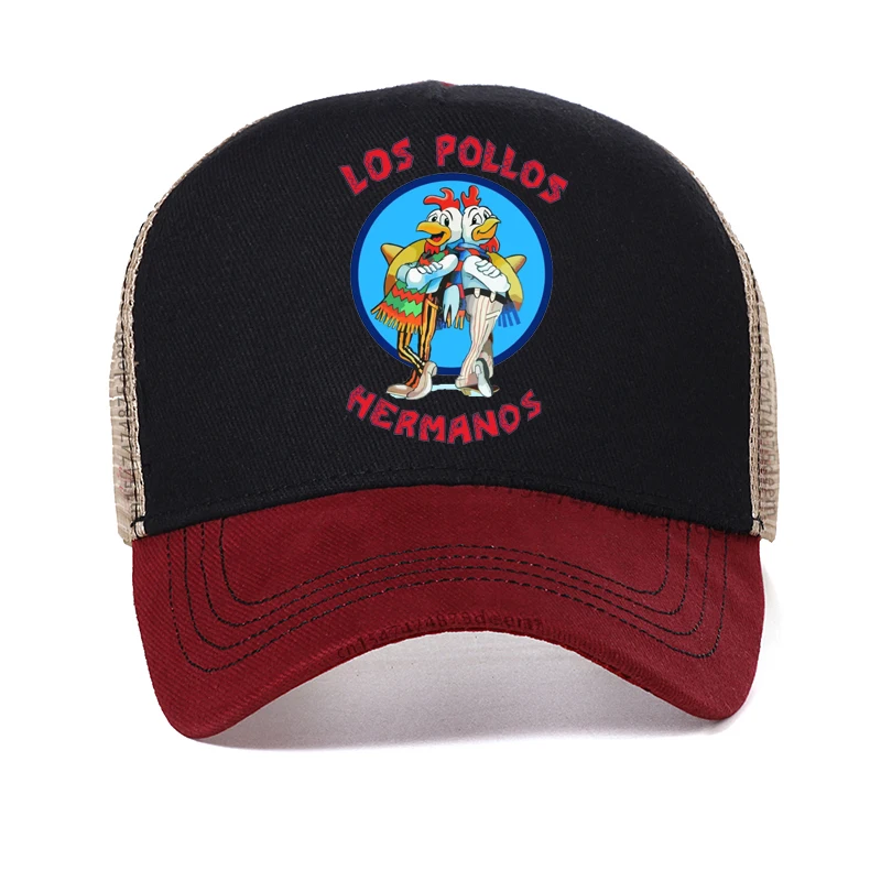 Los Pollos Hermanos Baseball Cap men women Chicken Brother Visor hat cool Summer Mesh Trucker hats Snapback Casquette