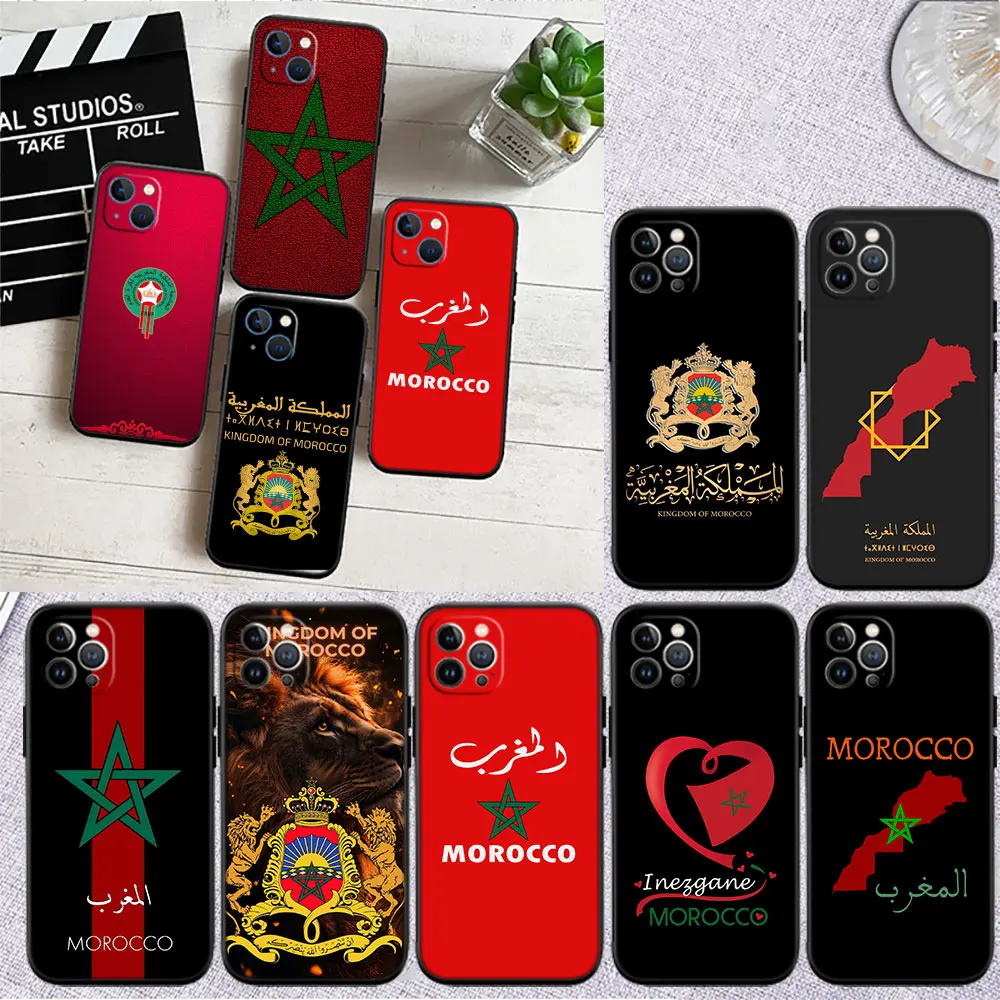 LT31 Morocco Flag Phone Case for Samsung Galaxy A11 A12 A13 A15 A52S A53 A55 A56 A70 A71 A72 A73 F06 F16 F56 S10 Plus S10e