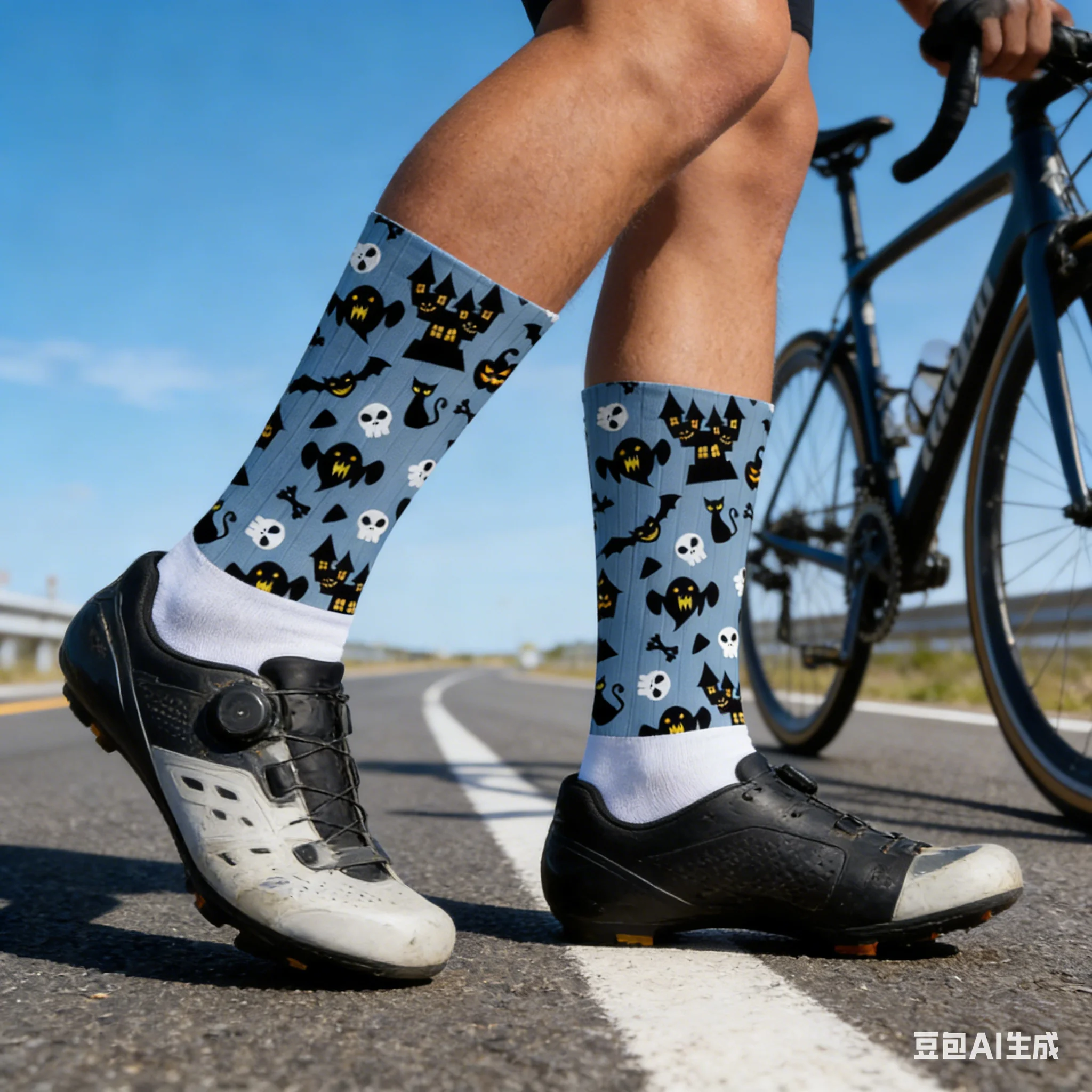 

Halloween cycling socks Men socks Long sock Anime Street skateboarding Sock Hip Hop Men's Socks