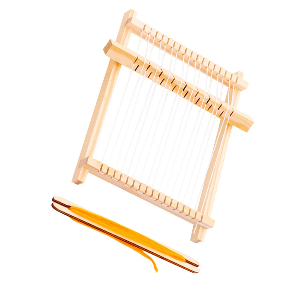 1 set Diy Weefgetouw Voor Kinderen Kinderbreimachine Educatief Handgemaakt Ambacht Vroeg Leren Vaardigheid Bouwen Plezier