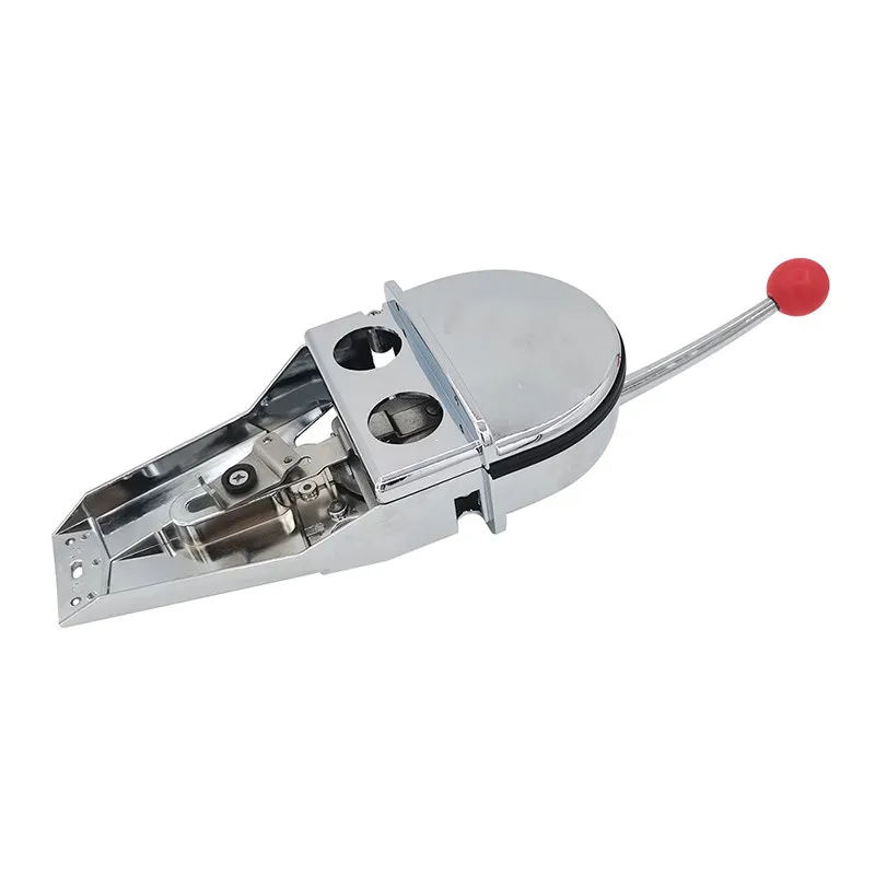 American single handle throttle head stainless steel marine controller manipulator throttle line throttle desktop rack in one