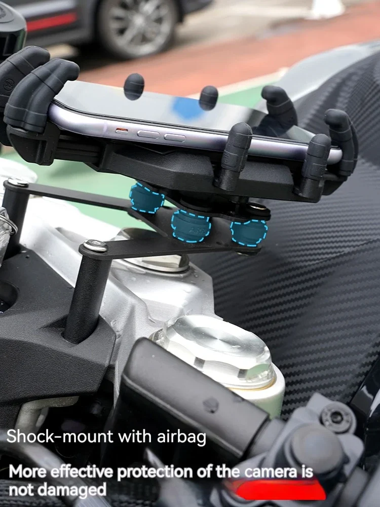 For CFMOTO 450SR sr450 support shock-absorbing mobile phone stand Motorcycle navigation stand can be rotated to prevent shock