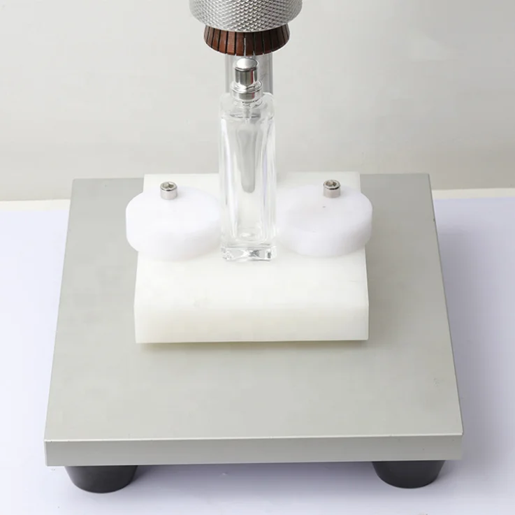 ماكينة تغطية غطاء رذاذ العطور الأوتوماتيكية لزجاجة العطور ماكينة تغطية شبه أوتوماتيكية #4