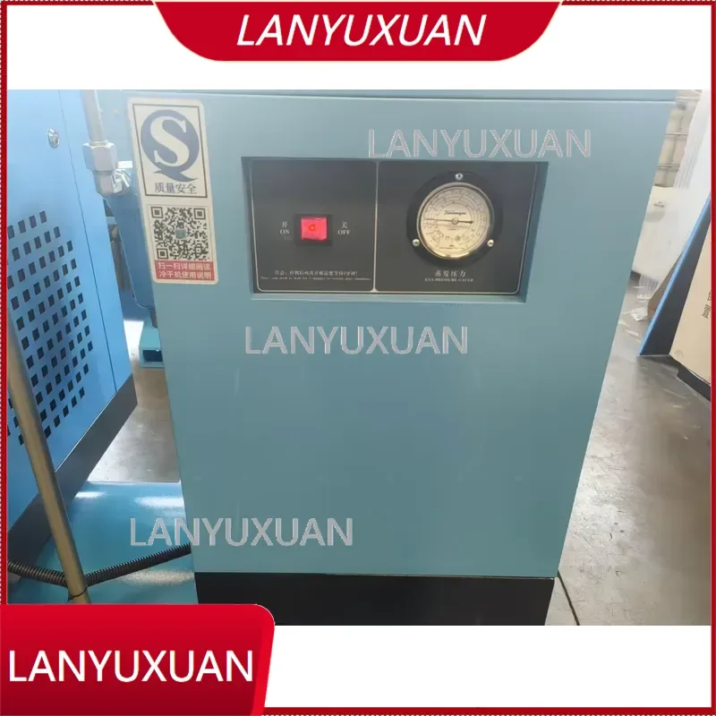 Source Factory Silent 7.5kw Industrial Variable Frequency Screw Compressor Air Pressured Lubricated with Engine and Air