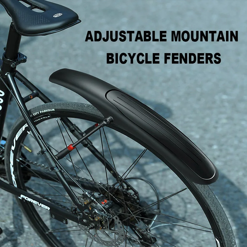 1/2Pcs Bike Fenders Mudguard Adjustable Universal Widen Bicycle Fender Cycling Protector Guard For 26/27.5/29 Inch Bike Parts