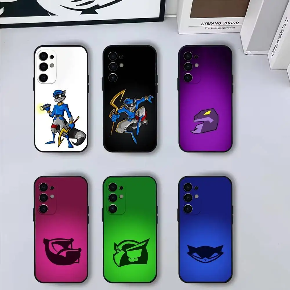 

Cartoon Wolf S-Sly C-cooperes Phone Case For Samsung S25,S24,S21,S22,S23,S30,Ultra,S20,Plus,Fe,Lite,Note,10,9,5G Black Cover