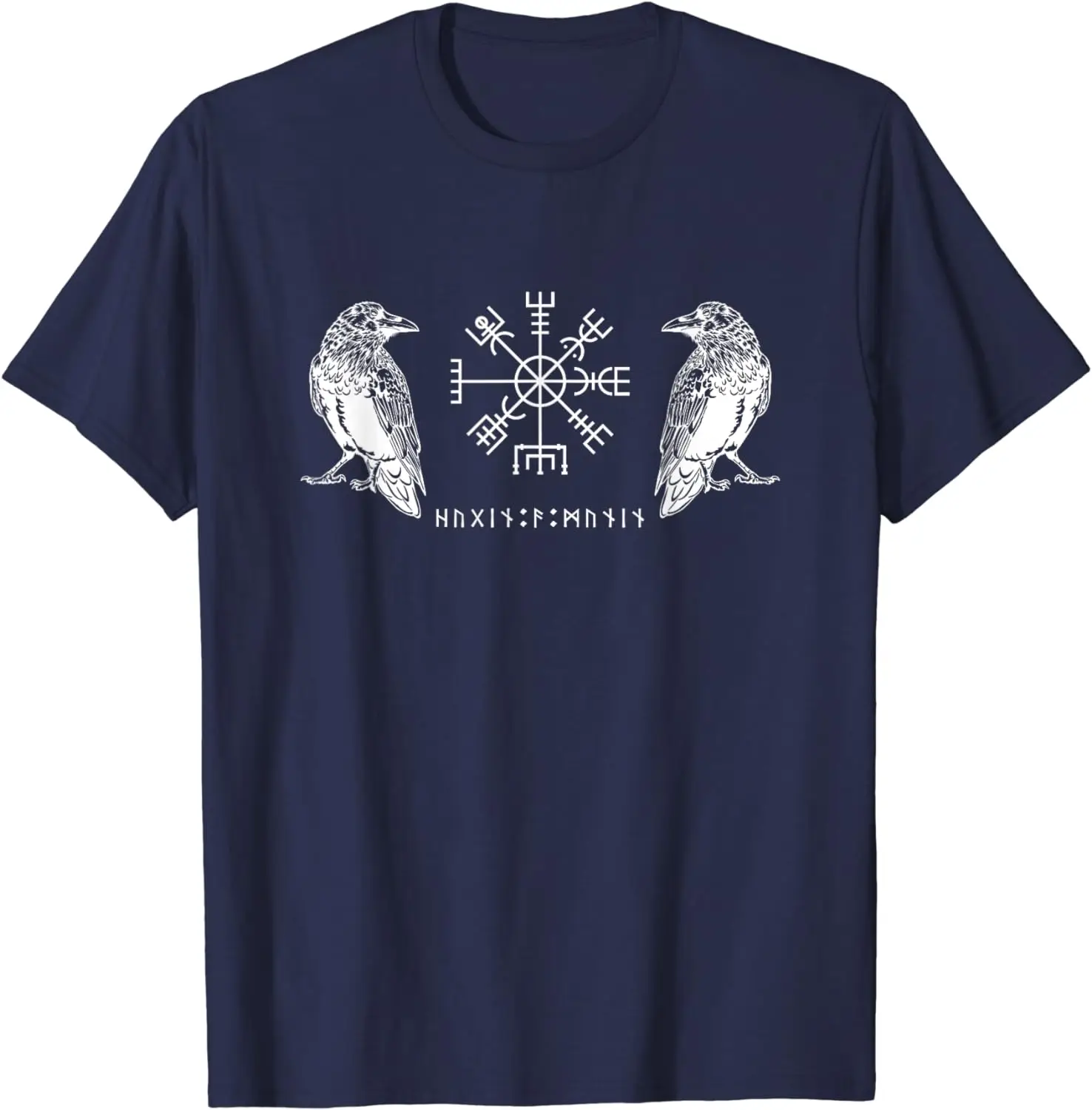 Vegvisir Ravens 's Hugin and Munin T-Shirt