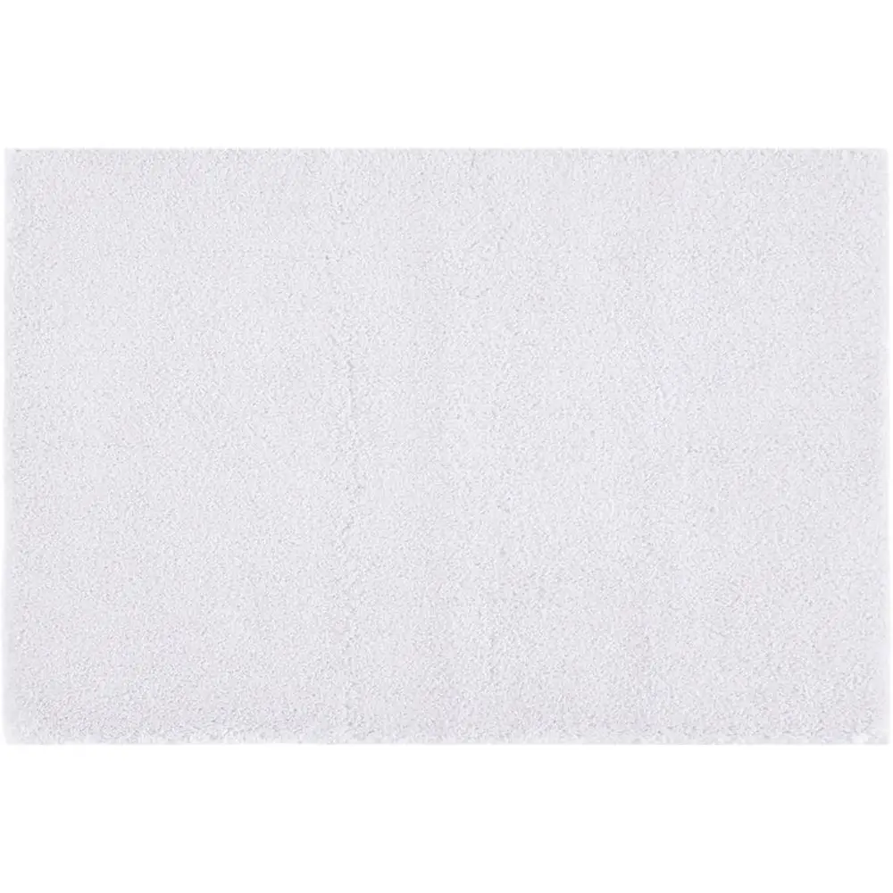 

Luxurious Plush Non-Slip Bath Mat, Spa-Inspired Design, 24x40, White