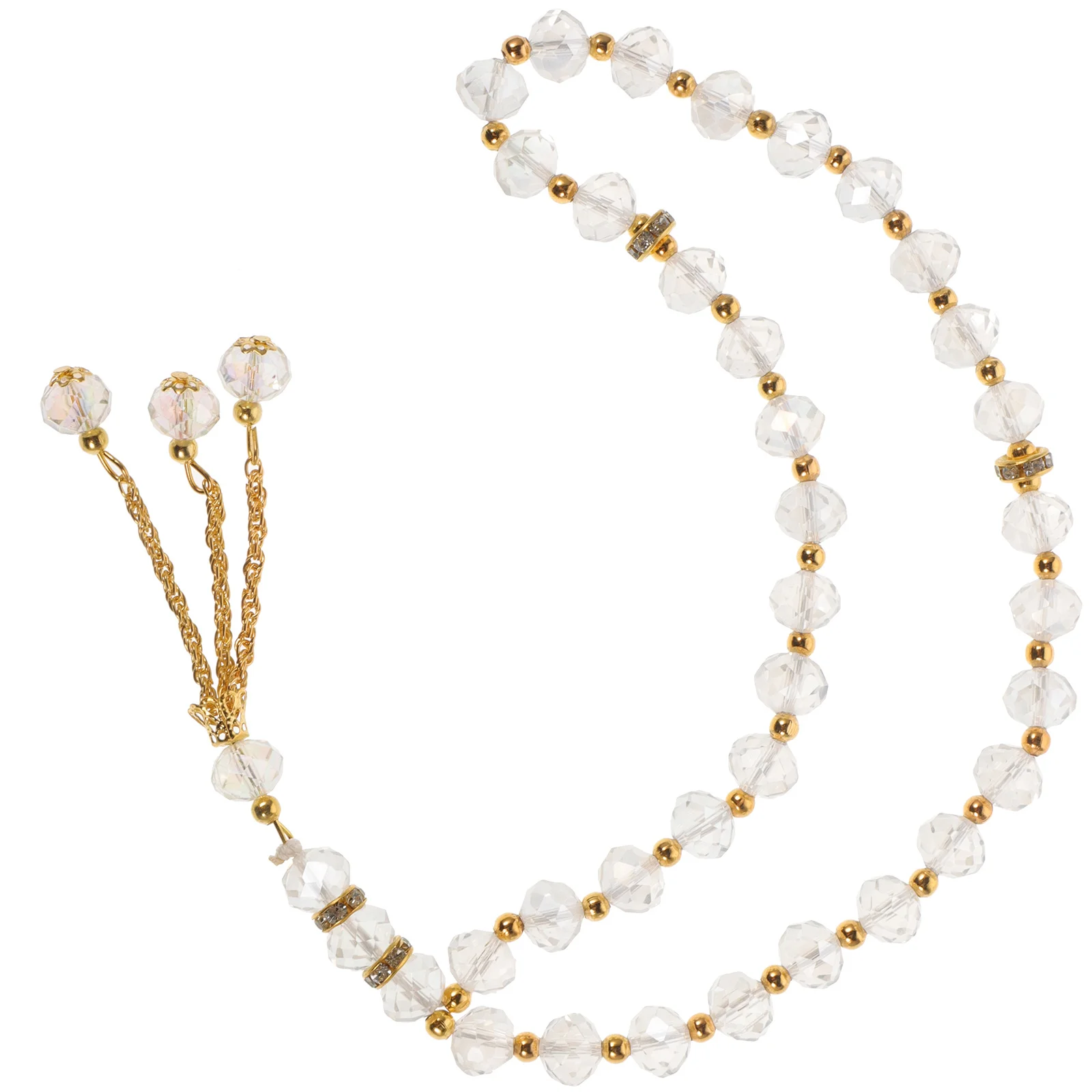 33 Beads Religious Rosary Muslim Prayer Bead String Smooth for Islamic Gatherings Rosary Muslim Worry Beads