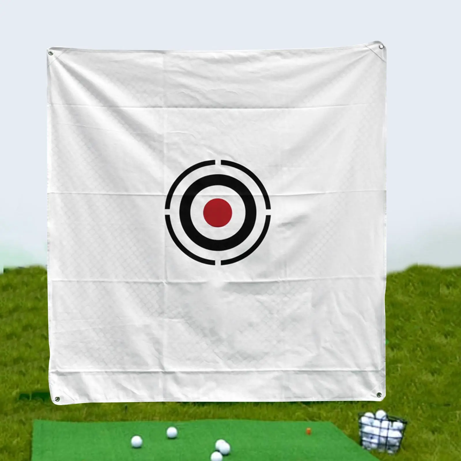 Golf Target Cloth Collapsible Hitting Net Hitting Cage Golf Hitting Cloth for Outdoor Indoor Aiming Exercise Men Swing Trainer