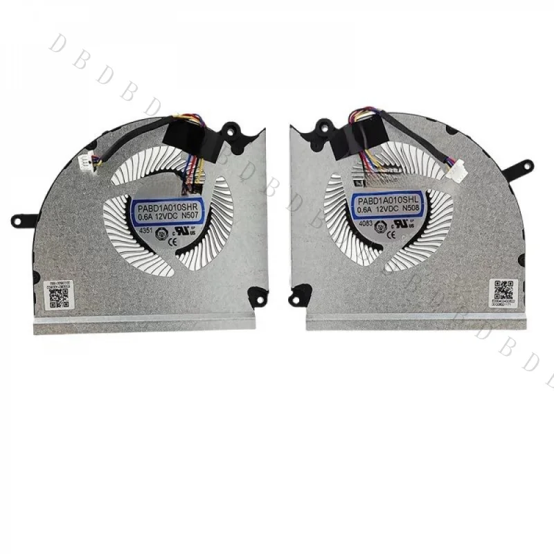 AA+_New CPU GPU Cooling Fan PABD1A010SHL N507 For MSI Raider GE78HX 13VG Vector GP78 MS-17S2 Gaming Laptop Cooler Replacement