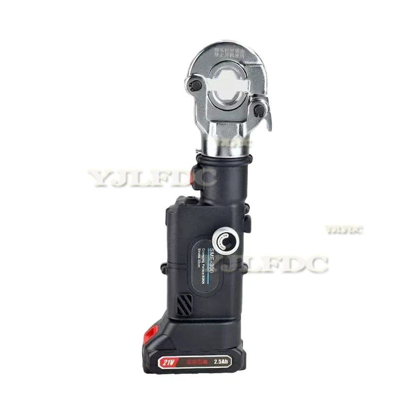 LS-300 Cordless Electric Hydraulic Crimping Tool Portable for Copper Aluminum Cable Terminals 16-300mm Battery Operated 80KN