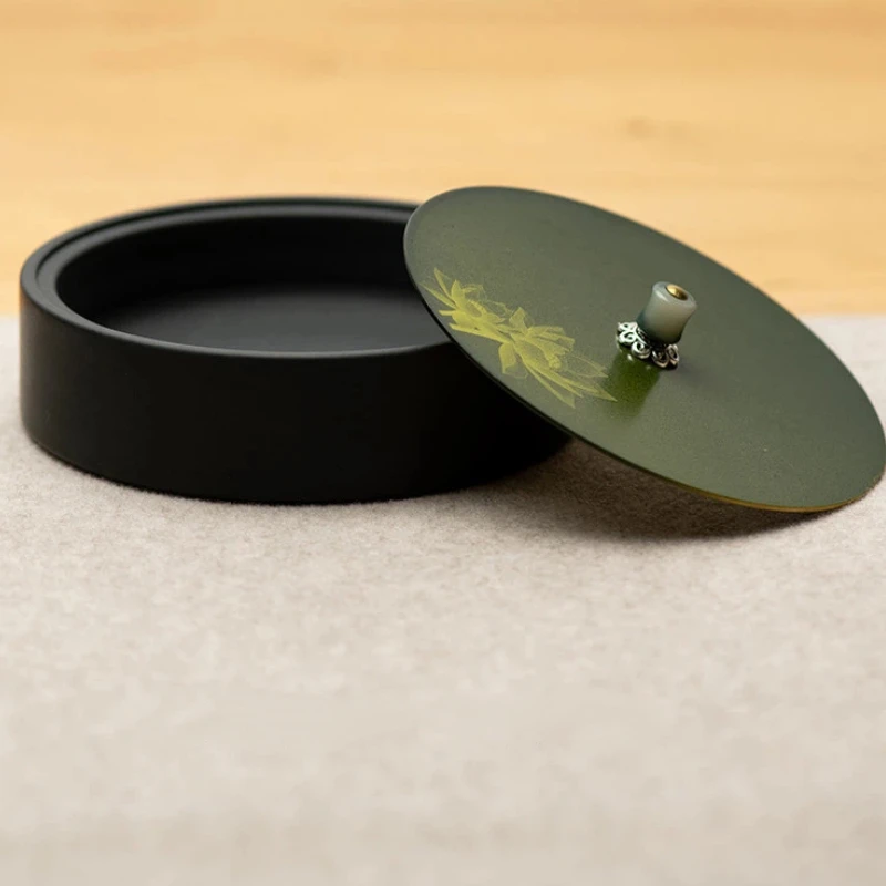 Chinese Calligraphy Inkstone With Lid Natural Stone Ink Slab For Sumi Ink Painting Writing Practice Four Treasures Of The Study