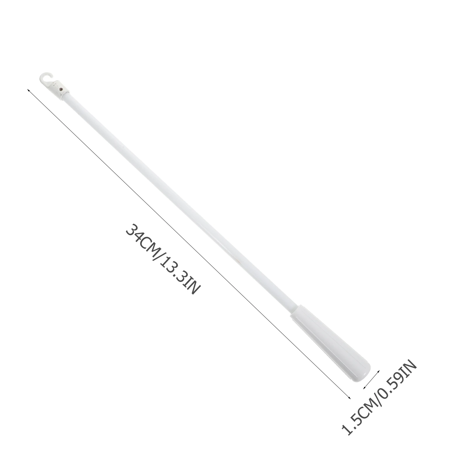 

12 Inch Fiberglass Curtain Rod Blind Wand Pull Stick 30 31cm Vertical Blinds Replacement Parts Strong Easy Install Heavy