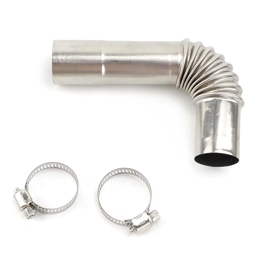 

For Portable Diesel Heaters Exhaust Connector Automotive Exhaust System Part Diesel Heater Stainless Adapter Portable Heater Fit