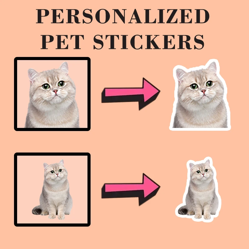 Personalized pet stickers, cartoon cute dogs, suitcases, laptops, guitars, skateboards, personalized decorations