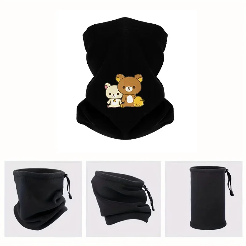 Bears and chick together cute friends Men Outdoor Scarf Mask Neck Gaiter Hat Women cap Headgear Windproof Keep Warm Winter Multi