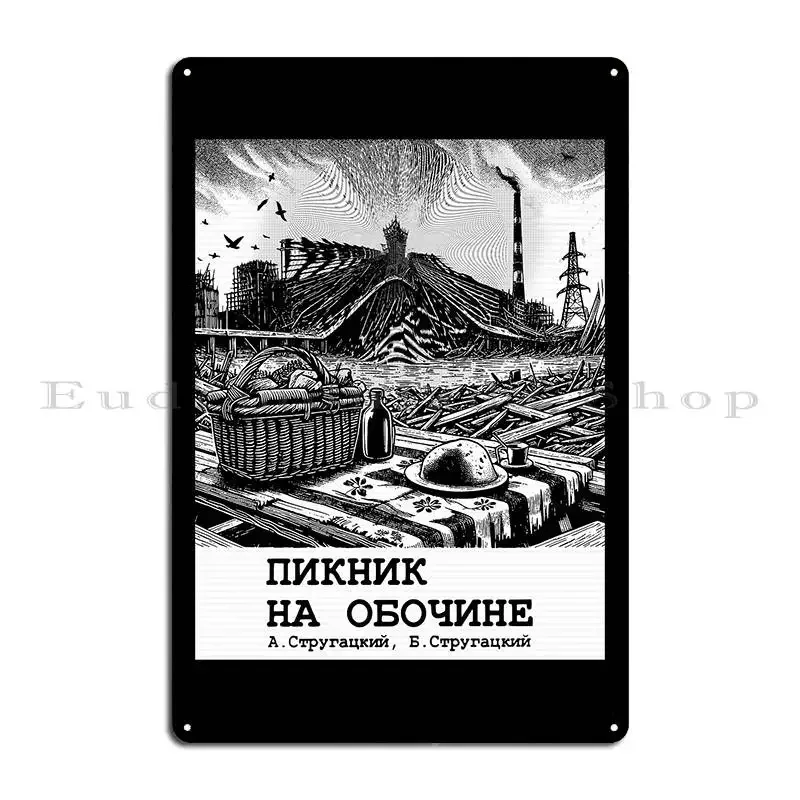 Roadside Picnic Stalker S T A L K E R Metal Signs Pub Classic Iron Designing Create Tin Sign Poster