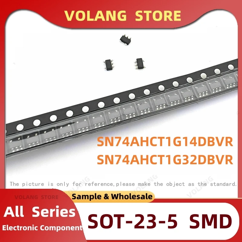 

100Pcs/LOT SN74AHCT1G14DBVR SN74AHCT1G32DBVR IC GATE OR 1CH 2-INP SOT23-5
