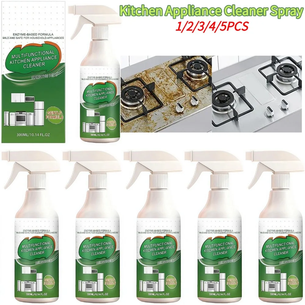 Multifunctional Kitchen Appliance Cleaner Spray Dissolve Stubborn Oil Stain Reduce Odor Restore Surface For Microwave Oven
