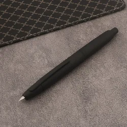 1pc JinHao 10 metal Fountain Pen Press matte black F/EF Nib Stationery Office School Supplies Gift clicking Pen