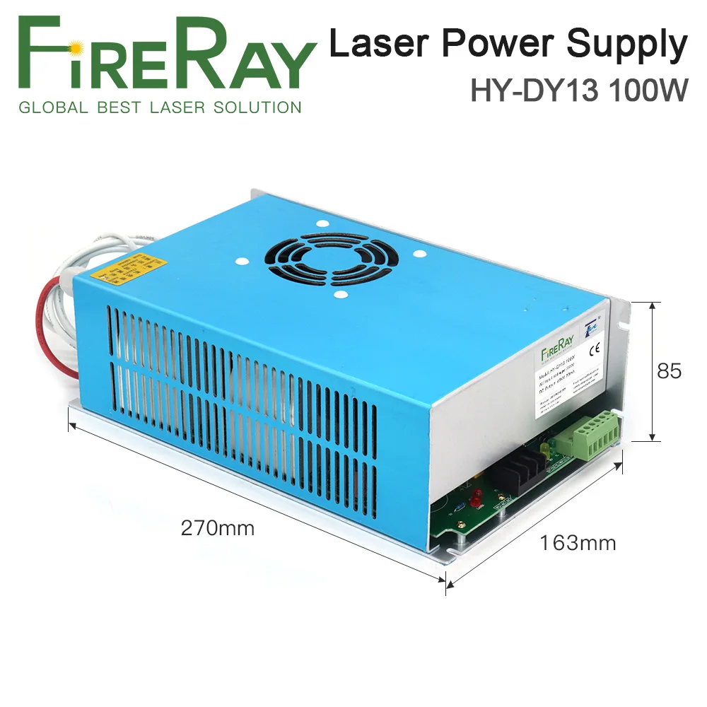 FireRay HY-DY13 100W Co2 Laser Power Supply HY-DY20 150W For RECI CO2 Laser Tube Engraving and Cutting Machine DY Series