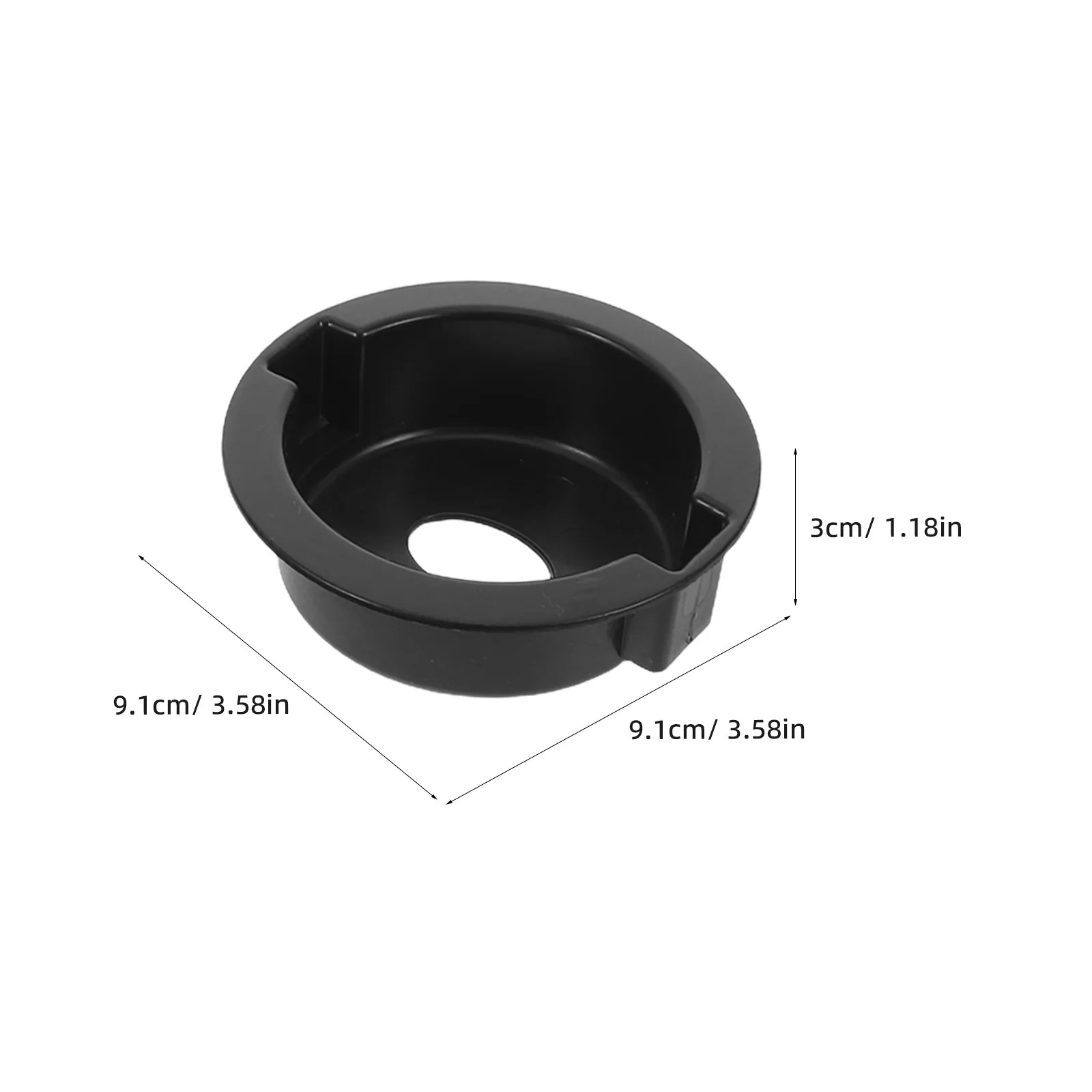 2Sets Portable Folding Desk Accessories for Bed Laptop Table Cup Holder Card Slot Organizer Anti-Scald Drink Holder Study Office