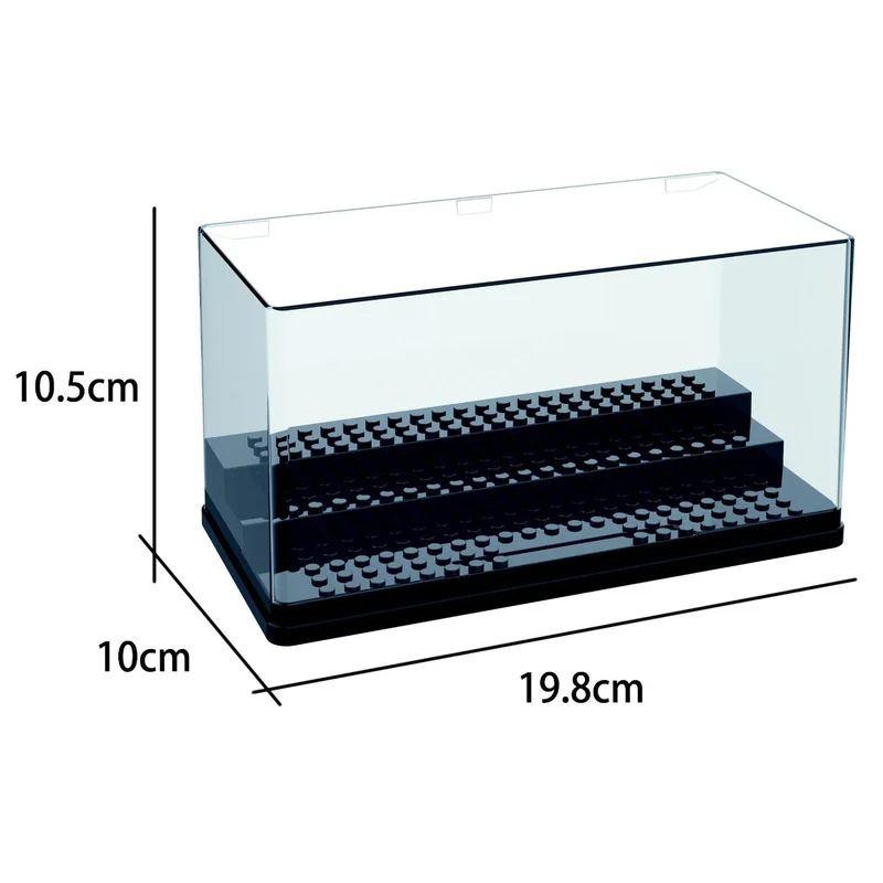 

Blind Box Trendy Play Acrylic Building Building Block Display Box Bag Garage Kit Image Transparent Protection Box Dust Cover