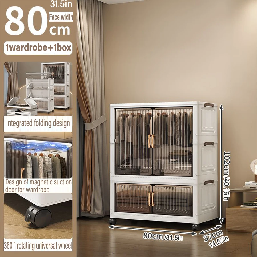 Opvouwbare opbergkast Wandmontage Opvouwbare organisator Kast Keuken Badkamer Slaapkamer Multifunctionele ruimtebesparing - afbeelding 1