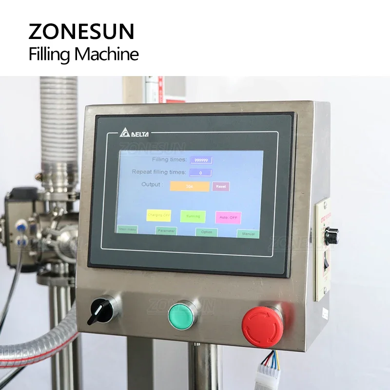 ZONESUN ZS-YT4T-4PM自動カレー・チリペースト液体混合加熱充填機
