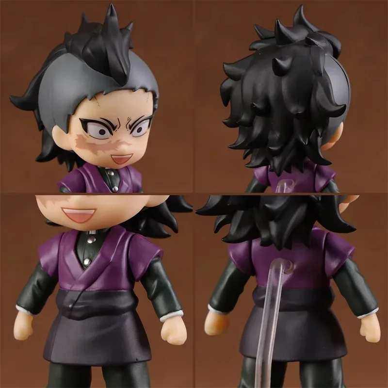 Bandai asli asli Anime Demon Slayer Genya Shinazugawa Figuarts Model mainan Action Figure hadiah ornamen koleksi