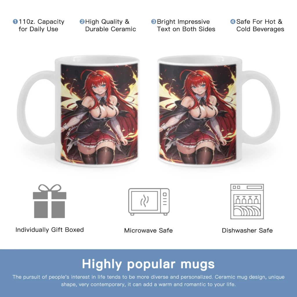 

Anime High School DxD Free shipping Coffee Mug Custom Tea Cup Black Milk Beer Mugs Lovers Friends Gifts