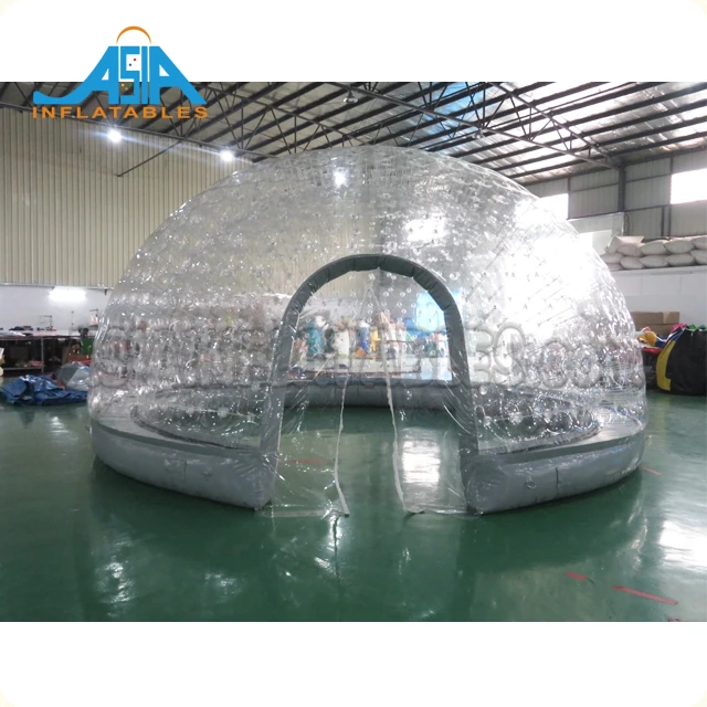 Decoration Inflatable Clear Dome Tent / Giant Snow Globe for Christmas