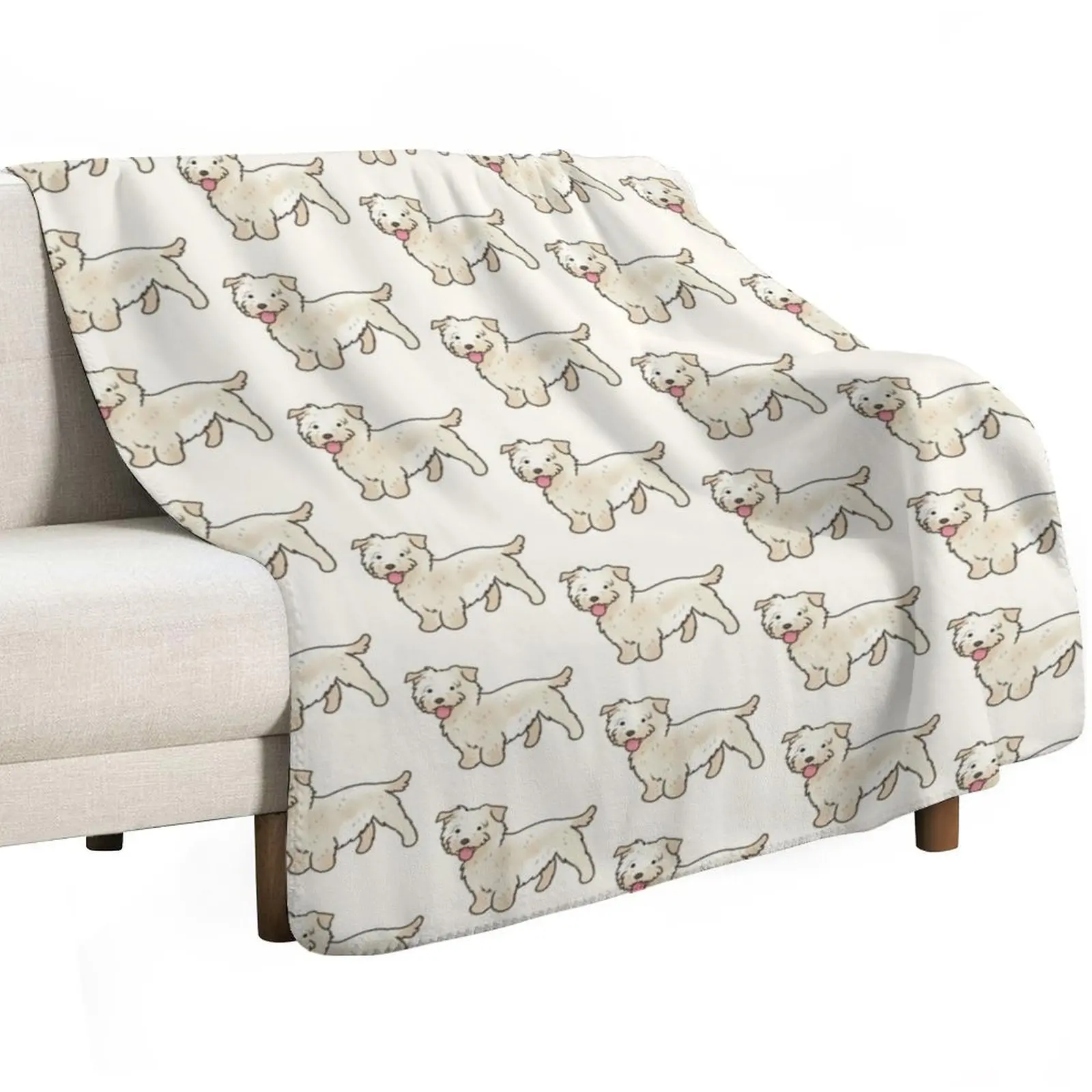 glen of imaal terrier drawing Throw Blanket Blankets Sofas Of Decoration Luxury Brand Nap For Sofa Thin Warm for babies Blankets