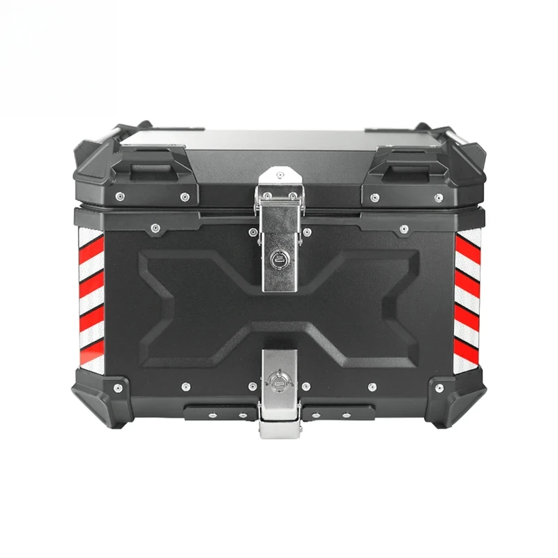 55L F2-moto Waterproof and Shockproof Tail Box Trunk Aluminum Top Case Motorcycle