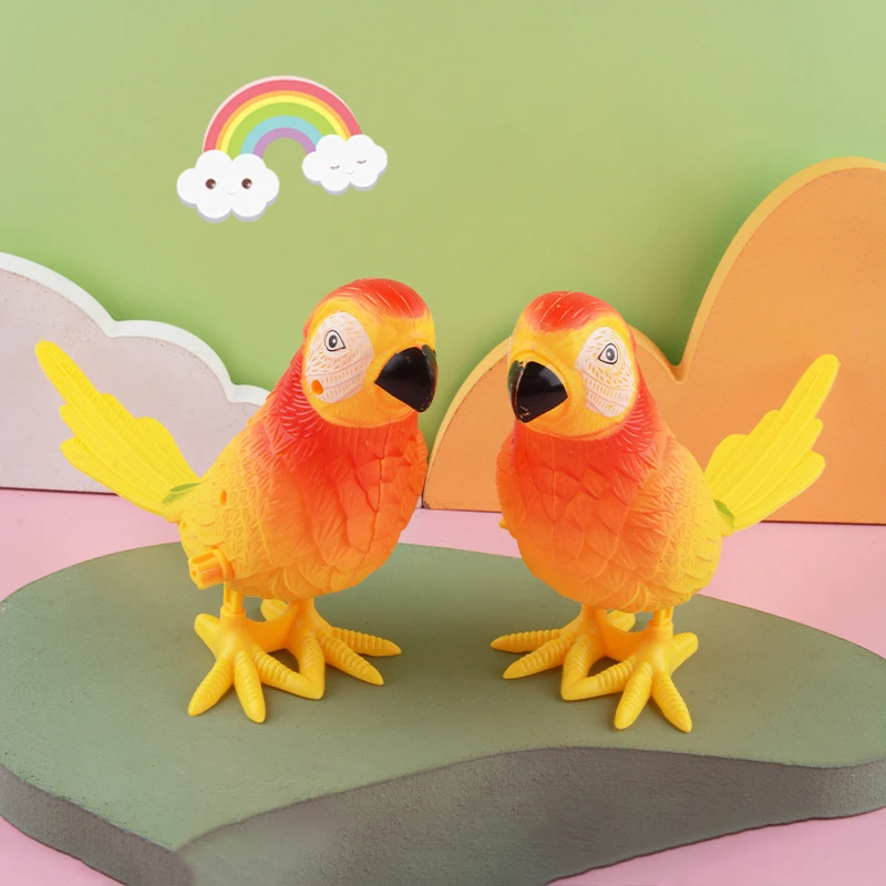 1Pcs Funny Clockwork Parrot Animal Clockwork Toys Kid Clockwork Toys Classic Toys Vintage Clockwork Toys Kids Toys Birthday Gift