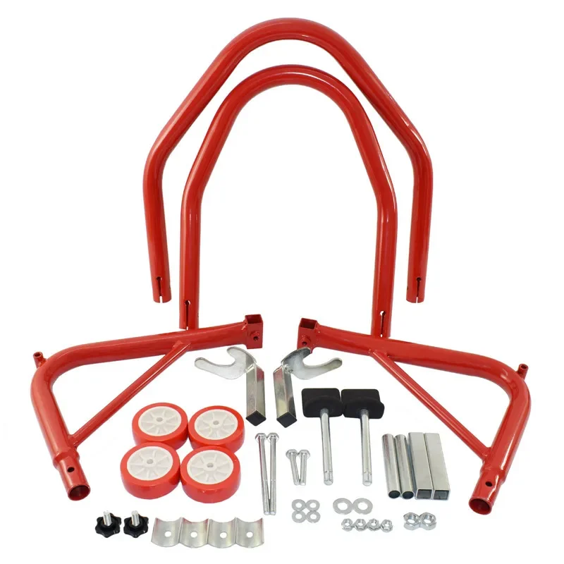 waase Motorcycle Universal Front And Rear Wheel Support Stand Wheel Stand Aheel Support Frame Tire Repair Tool