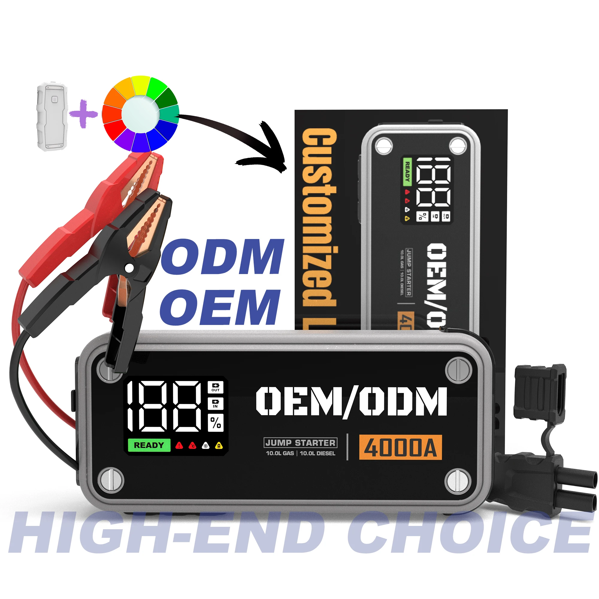 2025 نموذج جديد 20000mAh 74Wh 1500A 3000A الذروة أمبير 12 فولت سيارة الانتقال كاتب قوة البنك بطارية الداعم مصباح ليد لسيارة دراجة نارية