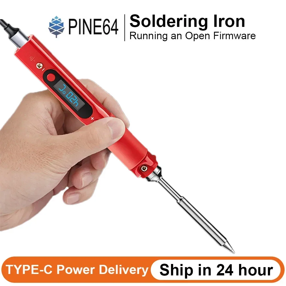 Pine64 BB2 Pinecil V1 Smart Mini Soldering Iron Portable TYPE-C Jack For Welding Tools Constant Temperature Tips 65W Charger