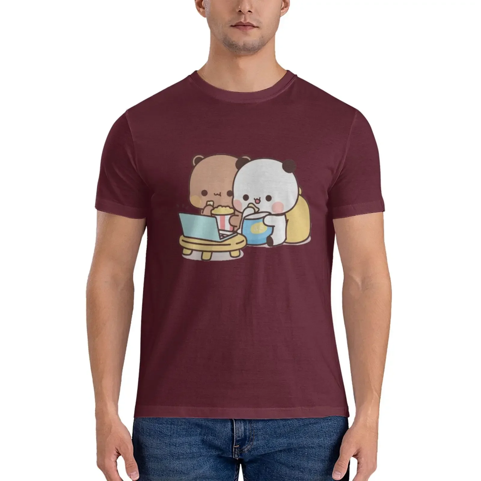 Couple Bubu And Dudu Watching Movie Together At Home Classic T-Shirt Men's t-shirts cute tops