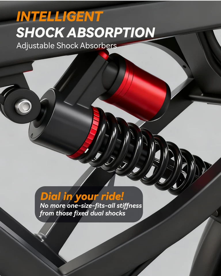Adult 20×4.0" All‑Terrain Fat Tire E‑Bike 1500W Motor 34MPH Max Speed 48V18Ah Detachable Battery Shimano 7‑Speed Ebike For Snow Mountain Commute image 7