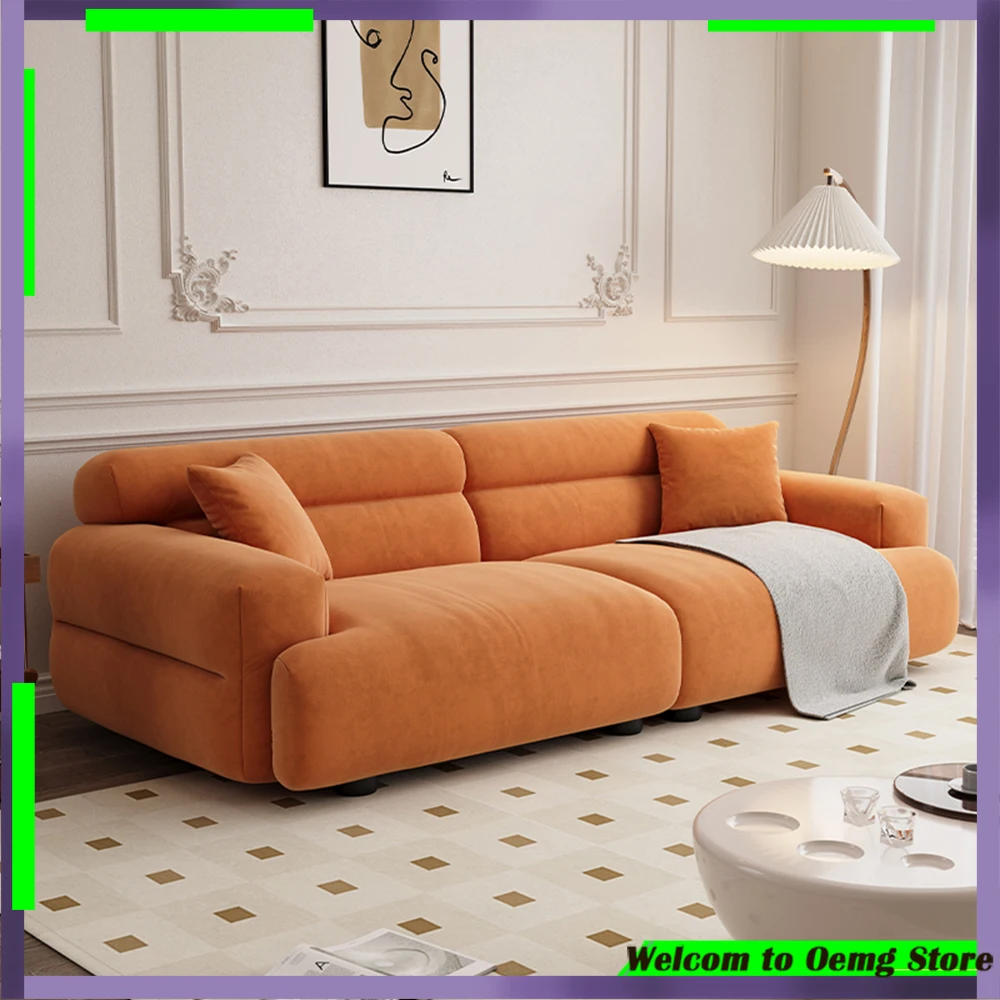 Stylish Nordic Sectional Sofa 3 Seater Modern Design Perfect Living Room Lazy Reading Comfort Wohnzimmer Sofas Home Furniture