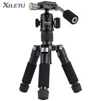 XILETU FM5C2 Portable Desktop Tripod Removable Handle 360 Degree Panoramic Gimbal 6KG Load for Digital SLR Camera Photography