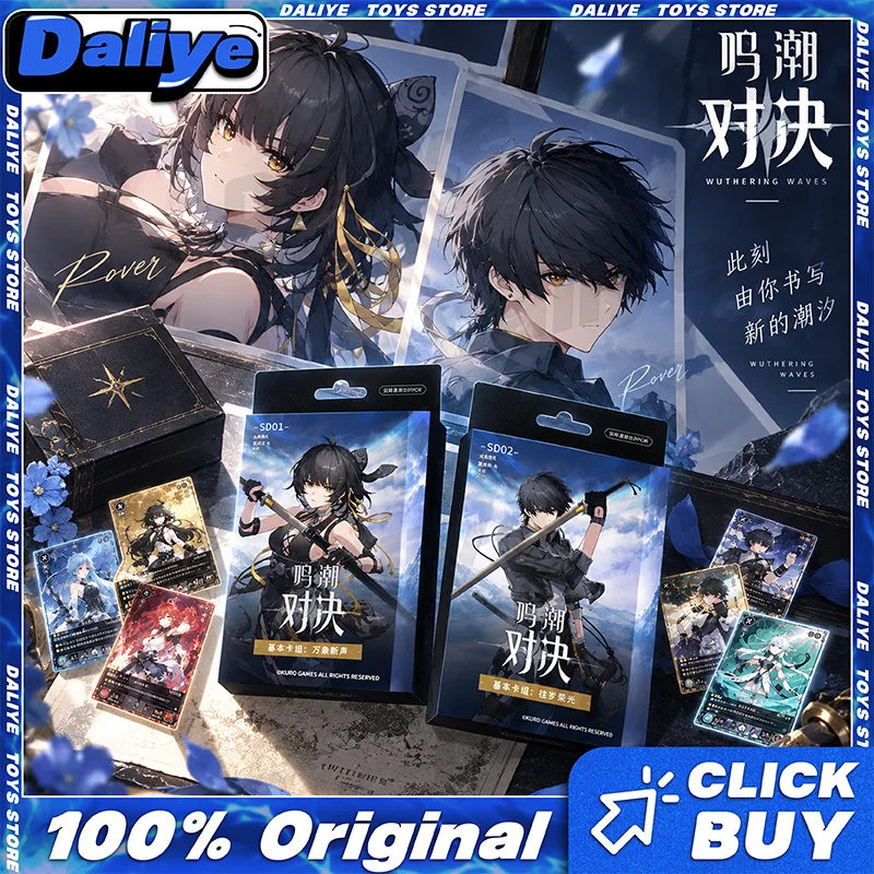 New In Stock 100% Genuine Wuthering Waves Duel TCG Starter Deck SD01 SD02 Simplified Chinese Collectible Trading Card Game Gift