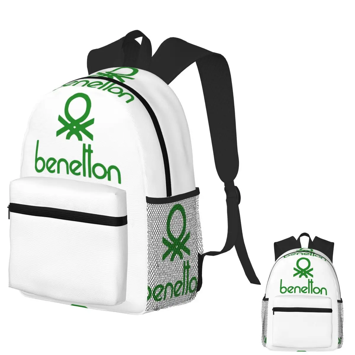 United Colors Of Benetton Student Backpack School Bag Hiking Travel Daypack for Boys Girls Fashion Bookbag Shoulder Bags