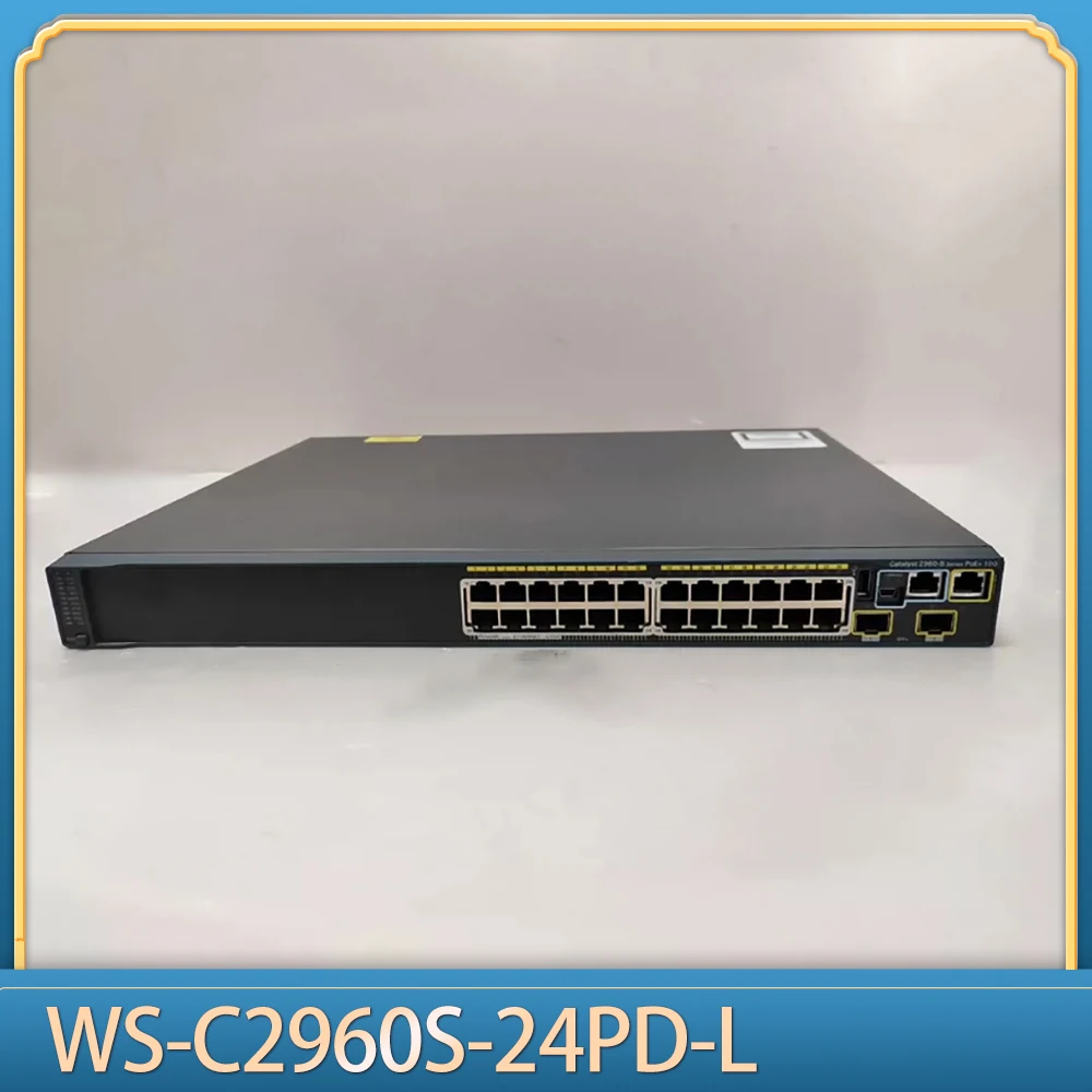 For Cisco 24-port Gigabit POE Switch WS-C2960S-24PD-L